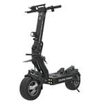 DUALTRON Trottinette Electrique Adulte X2-72V 45Ah, 2 Moteur 4150W, Autonomie jusqu'à 160km, 25km/h, Rapide puissante et Confortable, Noire