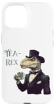 Coque pour iPhone 15 Tea-Rex Meme Funny T Rex avec tasse