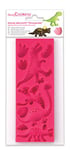 Scrapcooking 3449 Dinosaures Moule Pâte Silicone Rose 21,7 x 9,5 x 0,8 cm