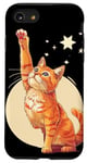 iPhone SE (2020) / 7 / 8 Funny looking Cat with waving Hand Outfit Case