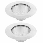 Kitchen Bathtub Basin Sink Garbage Strainer Drain Stopper 9cm Dia 2pcs