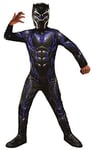 Marvel- Disfraz Avengers Panthère Noire Déguisement Black Panther Battle Endgame Classic, Garçon, 700658_L, Multicolore, L