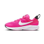 Nike Star Runner 4 Little Kids' Sho FIERCE PINK/WHITE-BLACK-PLAYFUL PIN, storlek 31½