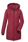 G.I.G.A. DX Femme Parka fonctionnelle avec capuche/parka imperméable GW 1 WMN PRK, raspberry, 46, 39827-000