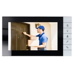 (UK Plug)Video Intercom System 90 Degree Wide Angle 2 Way Talk Video Doorbell