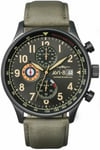 AVI-8 AV-4011-0E Hawker Hurricane Harmaa/Nahka Ø42 mm