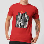 T-Shirt Homme Les Indestructibles 2 Skyline - Rouge - L - Rouge