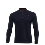 Aclima Mens LeisureWool Pique Longsleeve (Blå (NAVY BLAZER) Medium)