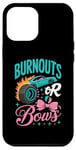 Coque pour iPhone 12 Pro Max Burnouts or Bows Gender Reveal Party Baby Announcement