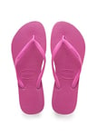 Havaianas Slim, Girls’ Flip Flops, Pink (Hollywood Rose 0064), 13 UK (33/34 EU)