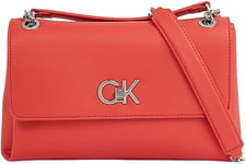 Calvin Klein Femme Sac Simili Cuir, Rouge (Aurora Red), Taille Unique