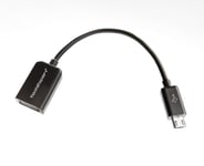 Cable usb femelle vers micro usb OTG pour Samsung Galaxy tab 4 10.1 SM-T530