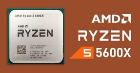 AMD Ryzen 5 5600X Desktop Processor 4.6GHz, 6 Cores, Socket AM4 CPU