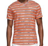 Nike Court Dri FIT Striped Victory Crew Orange (M)