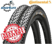 2  Continental Race King 26 x 2.2 Wired Performance MTB Cycle Tyres