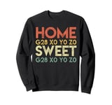 3-D Printer Home Sweet G28 XO YO ZO GCode 3D Prints Sweatshirt