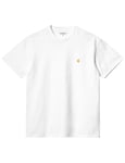 Carhartt WIP Chase Tee - White Colour: White, Size: XX Large