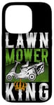 iPhone 14 Pro Lawn Mower Mowing Dad Father Landscaper Tractor Lawn Mower Case