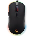 The G-Lab – Kult Cobalt - Souris Gamer Filaire USB - Capteur Ultra Réactif jusqu'à 12800 DPI, Légère, 6 Boutons, RGB Ajustable - Souris Gaming 100% Personnalisable - PC/PS4/PS5/Xbox - New