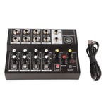 Sound Mixer 8-Channel Mixer Car Music For Notebook Computers Laptop