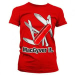 Hybris MacGyver It Girly Tee (L,DarkGrey)