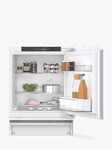 Bosch Series 4 KUR21VFE0G Integrated Fridge, White