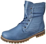 Andrea Conti Bottines pour Femme, Bleu Infini, 38 EU