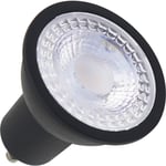 Nordtronic Long Life LED 5W GU10 dimbar lyskilde, matt svart, 4000K