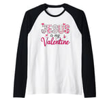 Jesus Is My Valentine Christian Raglan Baseball Tee