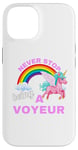 iPhone 14 Fun Graphic-Never Stop Being A Voyeur Case