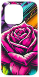 iPhone 15 Pro Floral Rose Botanical Art, Vibrant Street Style, Love Roses Case