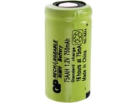 Gp Batteries Gp75aah Specialbatteri 2/3 Aa Flat-Top Nimh 1,2 V 750 Mah