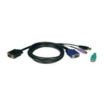 TRIPP LITE 6ft USB / PS2 Cable Kit for KVM Switches B040 / B042 Series KVMs 6' - tastatur / video / musekabelsett (KVM) - 1.8 m