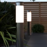 SolarCentre® London DualWhite USB Solar Powered Outdoor Garden Post Lights... 