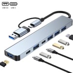 OTG Adapter Dock Station Laptop PD Charging USB C HUB USB 3.0 Type-C Splitter