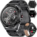 Montre Connectée Homme 1.32" Smartwatch Avec Appel Bluetooth E Assistente Vocale Montre Intelnte Sports Etanche Fréquence Cardiaque Sommeil Podomètre Calorie Montre De Fitness Pou[Con080664]