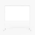 Mobil Whiteboard ONE - Dubbelsidig, Färg Vit, Storlek B200 x H120 cm