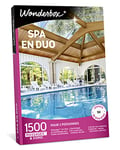 Wonderbox – Coffret cadeau - SPA EN DUO – 1500 soins bien-être, massages aux huiles essentielles, accès au spa, gommages aux cristaux de sel ...