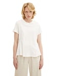 Tom Tailor Denim Women's 1032831 T-Shirt, 10348 Gardenia White, XL