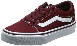 Vans Ward, Baskets Mixte Enfant-Rouge ((Canvas) Port Royale/White 8j7)-31 EU