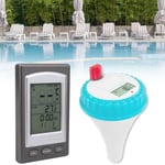 Qqmora Thermomètre flottant de piscine sans fil Thermomètre flottant numérique sans fil pour piscine, jauge de jardin barometre