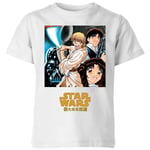 Star Wars Manga Style Kids' T-Shirt - White - 7-8 Years - White