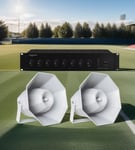 Ljudsystem för idrottsplats Musik & Speaker, small 2 högtalare