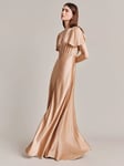 Ghost Delphine Satin Maxi Dress