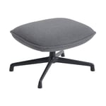 Muuto Doze ottoman swivel base Ocean 80-anthracite black