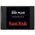 SanDisk SSD PLUS 240 GB Sata III 2.5 Inch Internal SSD, Up to 530 MB/s, Black, Disque SSD