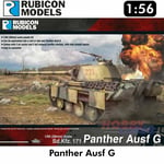 Rubicon Models 1/56 - 28mm Plastique Model Kit Panther Ausf G