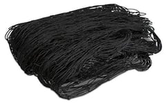 Windhager Filet de Protection pour Chat - pour Balcon, terrasse et fenêtre - Tissu en polyéthylène Haute densité Robuste - 2,5 x 6 m - Noir - 06776