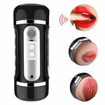 4d Vagina Masturbator Vibrator Pocket Pussy Real Flesh For Men Blow Job Sex Toys