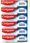 6x Colgate Advanced White Toothpaste Micro Crystals Whitening 100ml